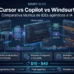 Cursor vs GitHub Copilot vs Windsurf: Comparativa Técnica de IDEs y Asistentes IA