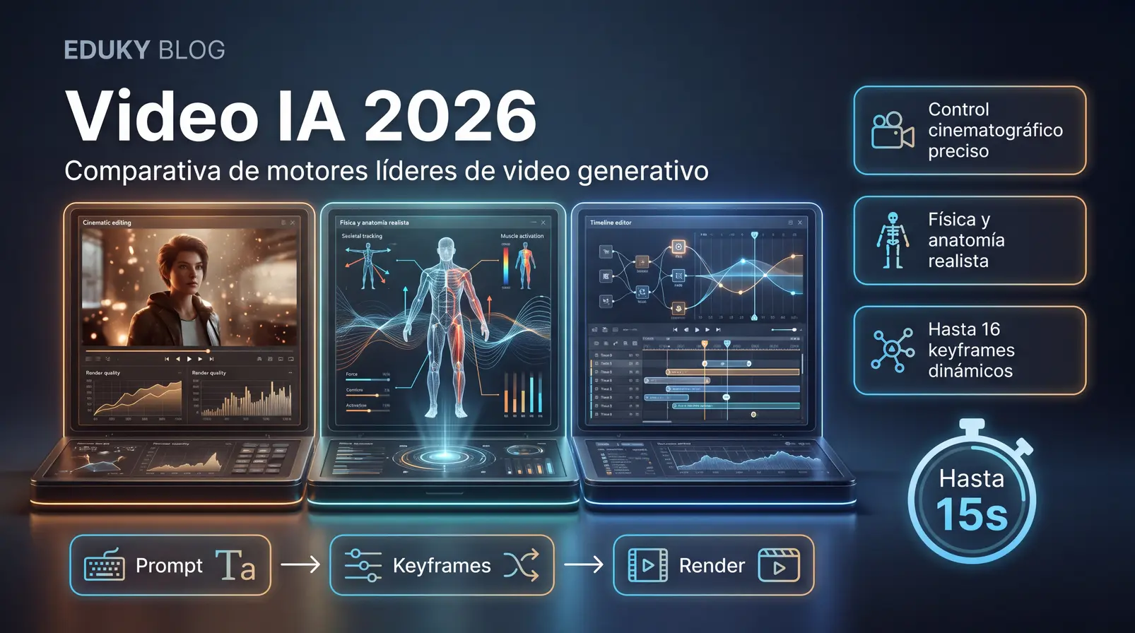 Kling AI vs. Runway Gen-3 Alpha vs. Luma Dream Machine: Comparativa de video con IA en 2026