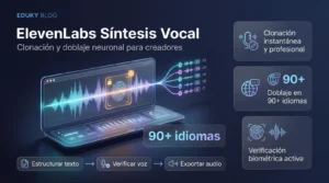 ElevenLabs: Clonación de voz, doblaje IA y síntesis vocal para creadores y docentes