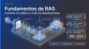 Fundamentos de RAG: arquitectura y bases vectoriales para conectar LLMs a tus datos