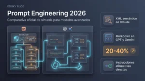 Guía unificada de Prompt Engineering 2026: comparativa OpenAI, Anthropic y Google