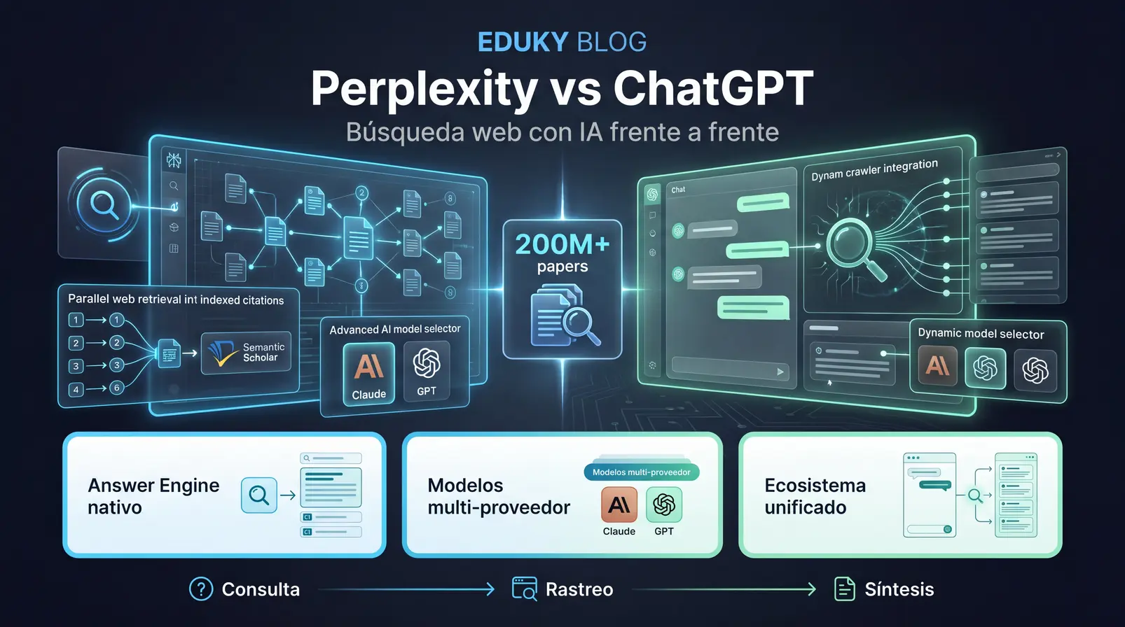 Perplexity Pro vs ChatGPT Search: cuál resuelve mejor la investigación web en tiempo real